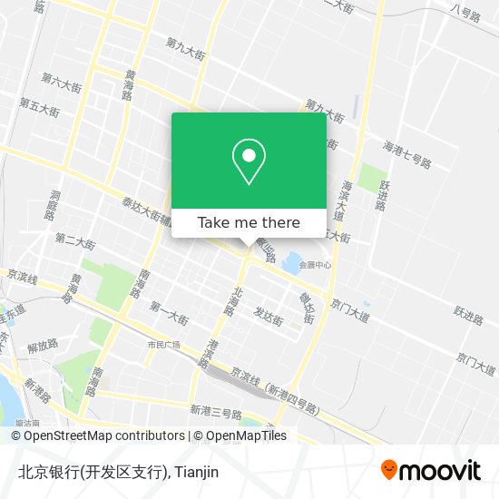 北京银行(开发区支行) map