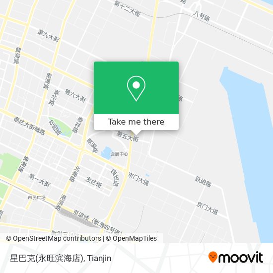 星巴克(永旺滨海店) map
