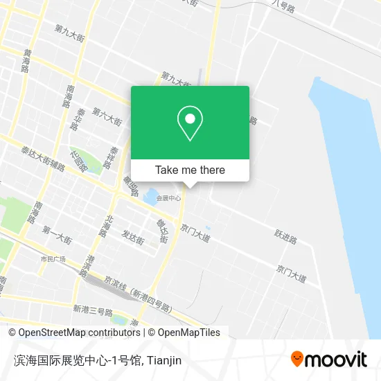 滨海国际展览中心-1号馆 map