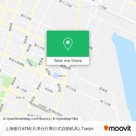 上海银行ATM(天津分行离行式自助机具) map