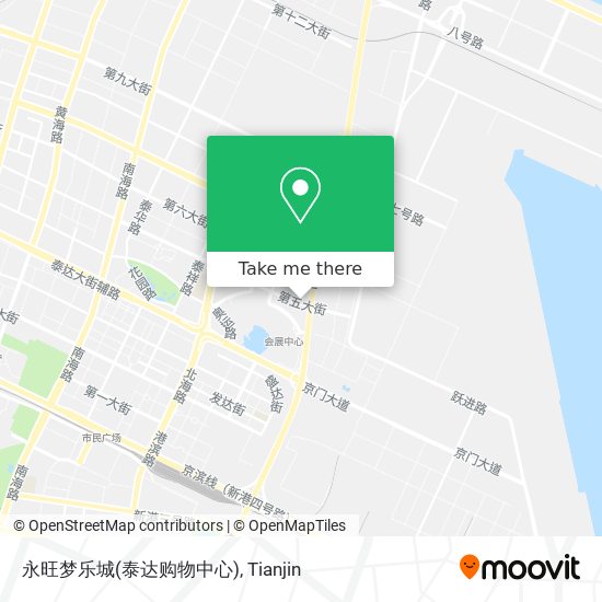 永旺梦乐城(泰达购物中心) map