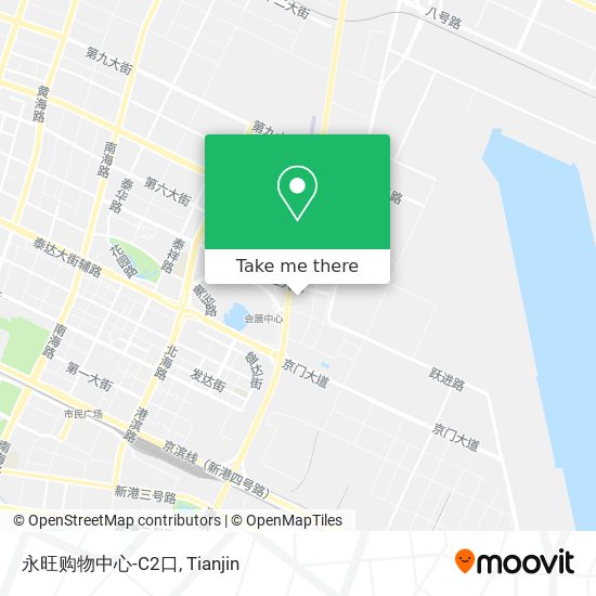 永旺购物中心-C2口 map