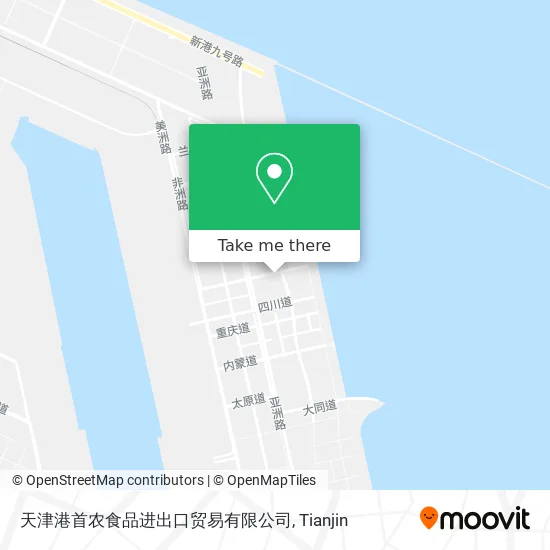 天津港首农食品进出口贸易有限公司 map
