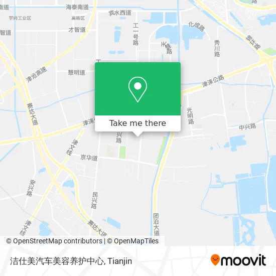 洁仕美汽车美容养护中心 map