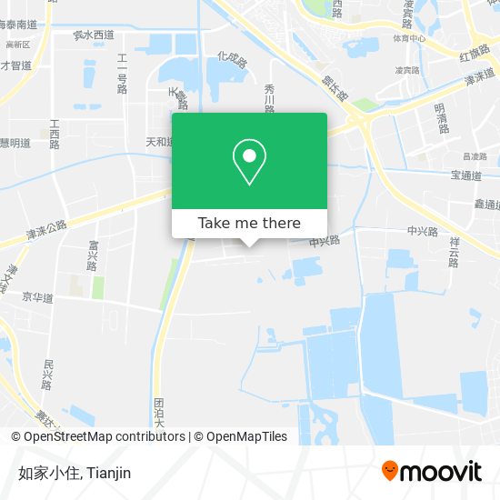 如家小住 map