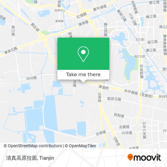 清真高原拉面 map