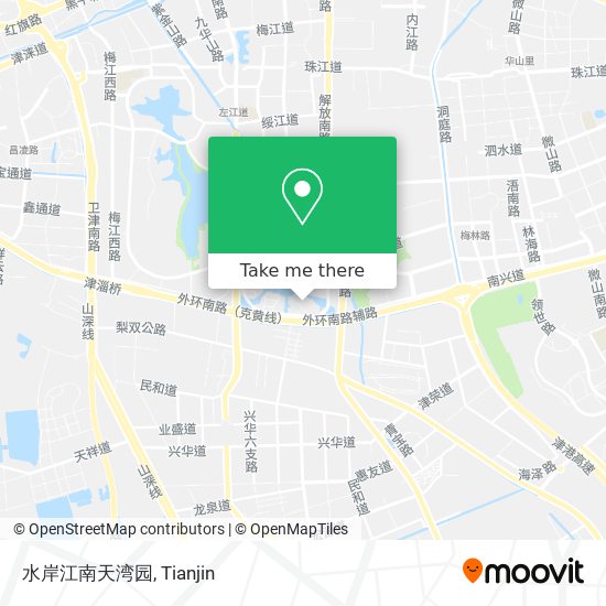 水岸江南天湾园 map
