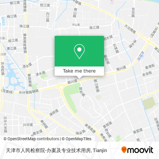 天津市人民检察院-办案及专业技术用房 map
