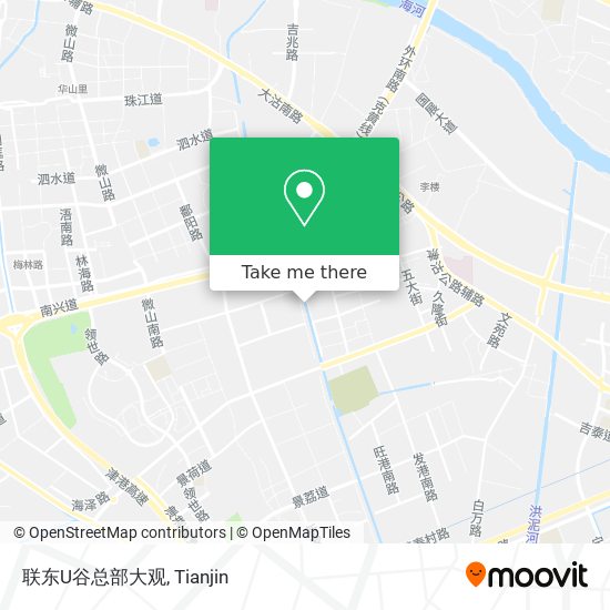 联东U谷总部大观 map