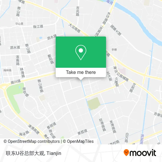 联东U谷总部大观 map