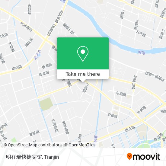 明祥瑞快捷宾馆 map