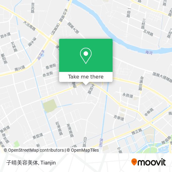 子晴美容美体 map