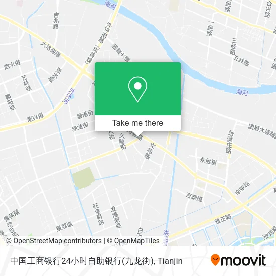 中国工商银行24小时自助银行(九龙街) map