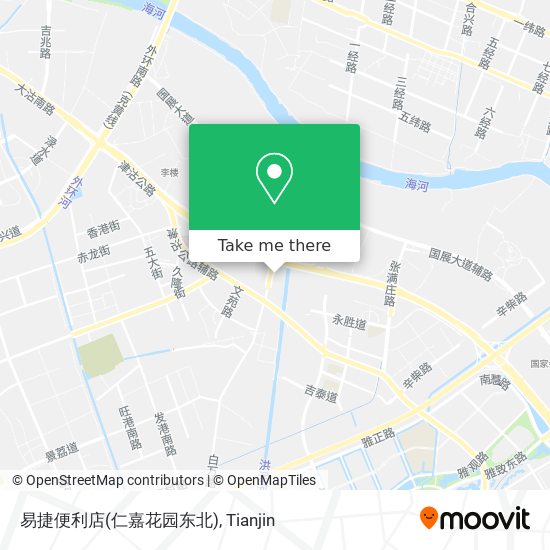 易捷便利店(仁嘉花园东北) map