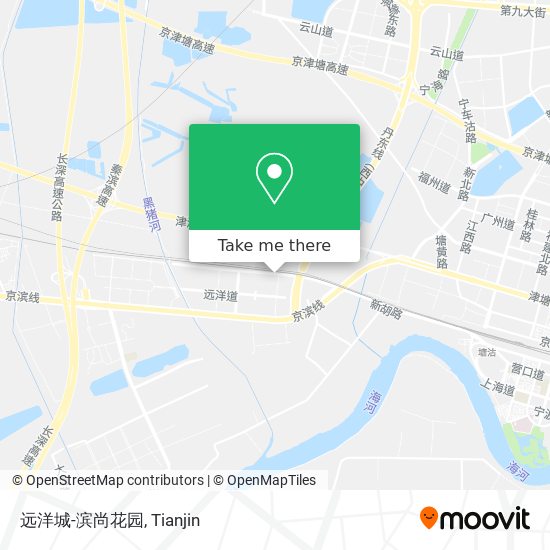 远洋城-滨尚花园 map