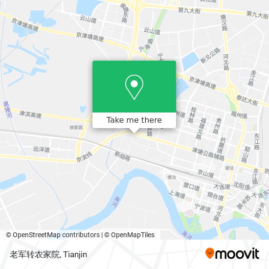 老军转农家院 map