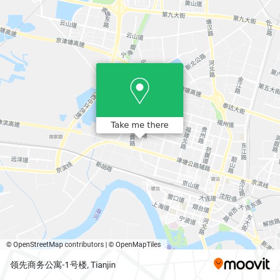 领先商务公寓-1号楼 map