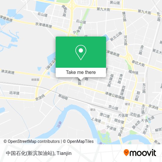 中国石化(新滨加油站) map