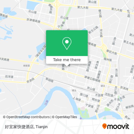 好宜家快捷酒店 map