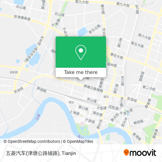 五菱汽车(津塘公路辅路) map