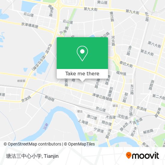 塘沽三中心小学 map