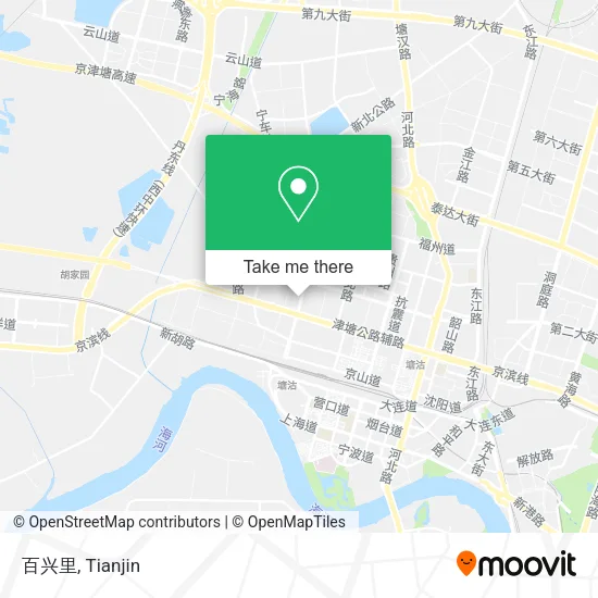 百兴里 map