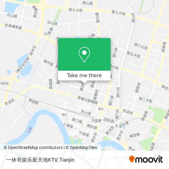 一休哥娱乐新天地KTV map