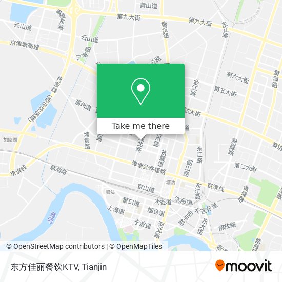 东方佳丽餐饮KTV map