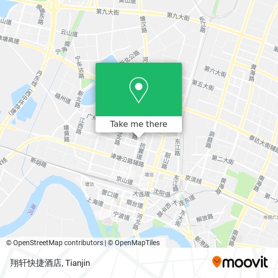 翔轩快捷酒店 map