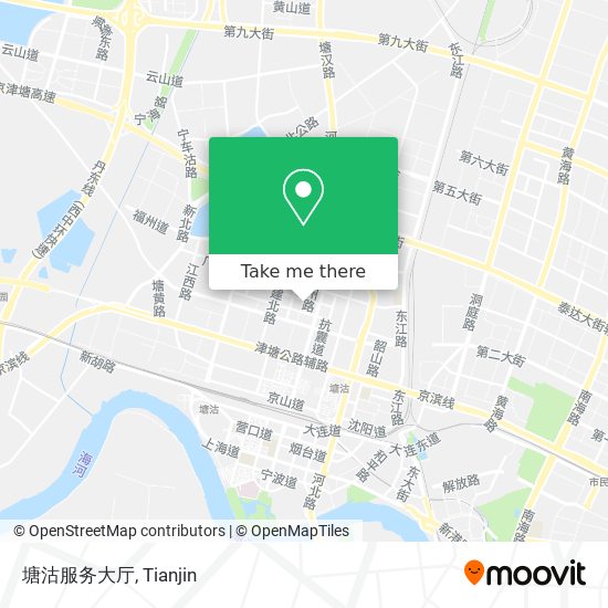 塘沽服务大厅 map
