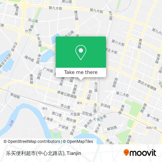 乐买便利超市(中心北路店) map