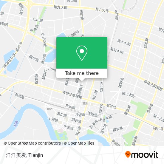 洋洋美发 map