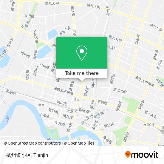 杭州道小区 map