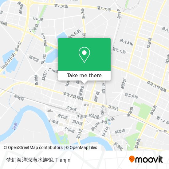 梦幻海洋深海水族馆 map