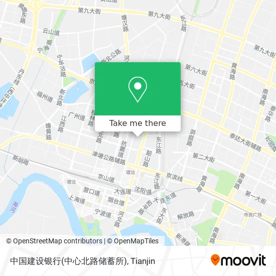 中国建设银行(中心北路储蓄所) map