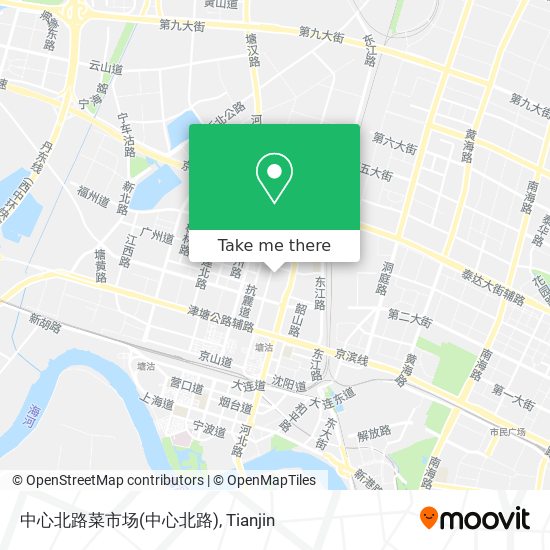 中心北路菜市场 map