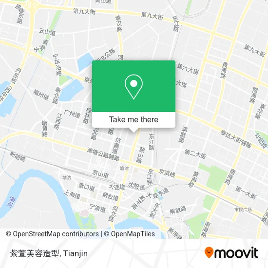 紫萱美容造型 map