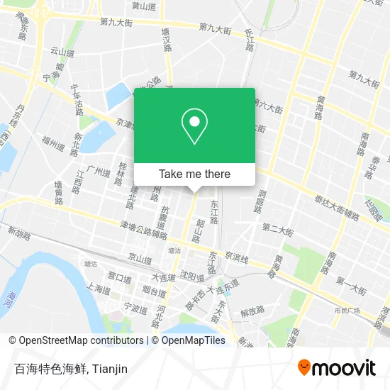 百海特色海鲜 map