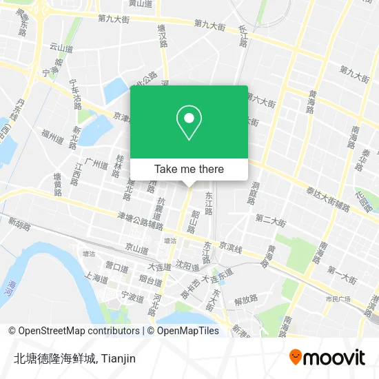 北塘德隆海鲜城 map