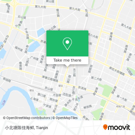 小北塘陈佳海鲜 map