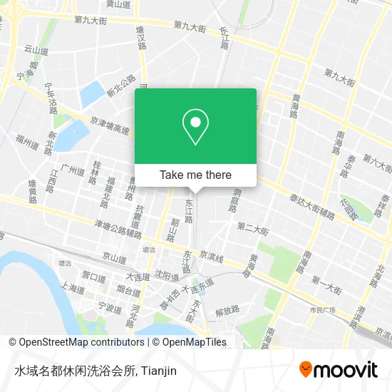 水域名都休闲洗浴会所 map