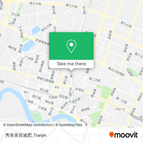 秀美美容减肥 map