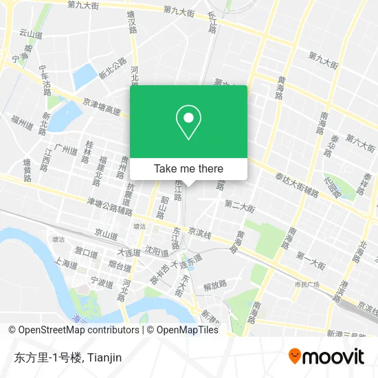 东方里-1号楼 map