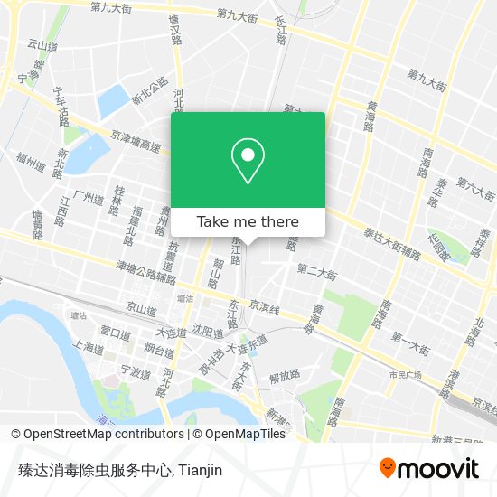 臻达消毒除虫服务中心 map