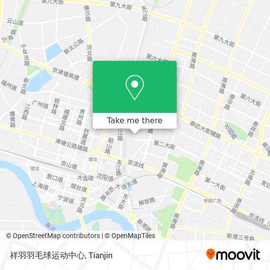 祥羽羽毛球运动中心 map