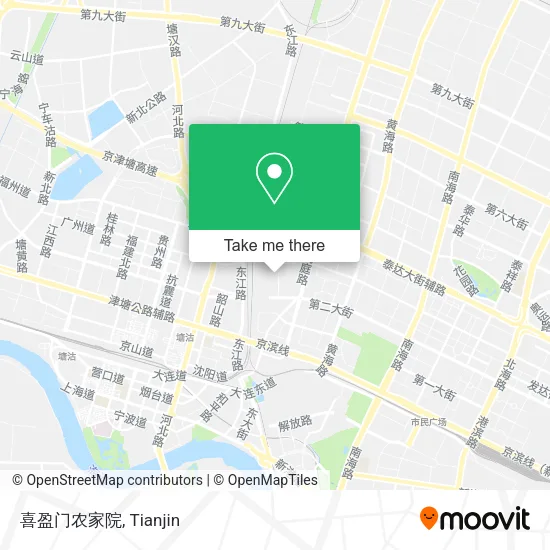 喜盈门农家院 map