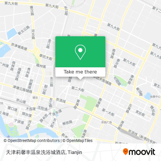 天津莉馨丰温泉洗浴城酒店 map
