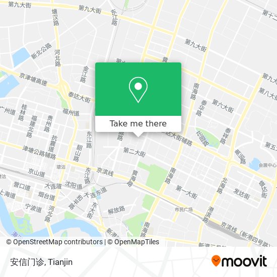 安信门诊 map