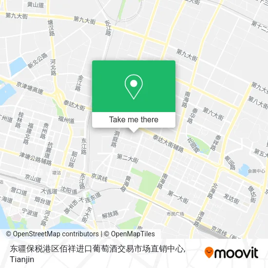 东疆保税港区佰祥进口葡萄酒交易市场直销中心 map
