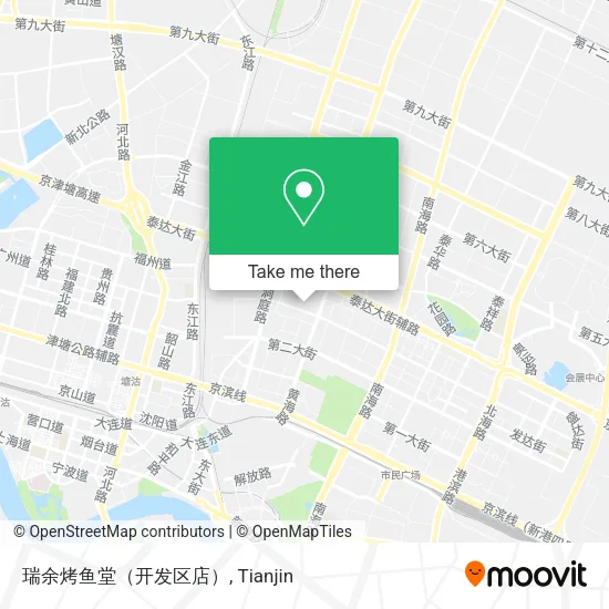瑞余烤鱼堂（开发区店） map
